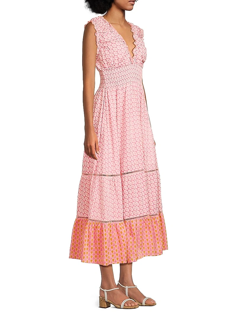 Hilda Floral Tiered Maxi Dress