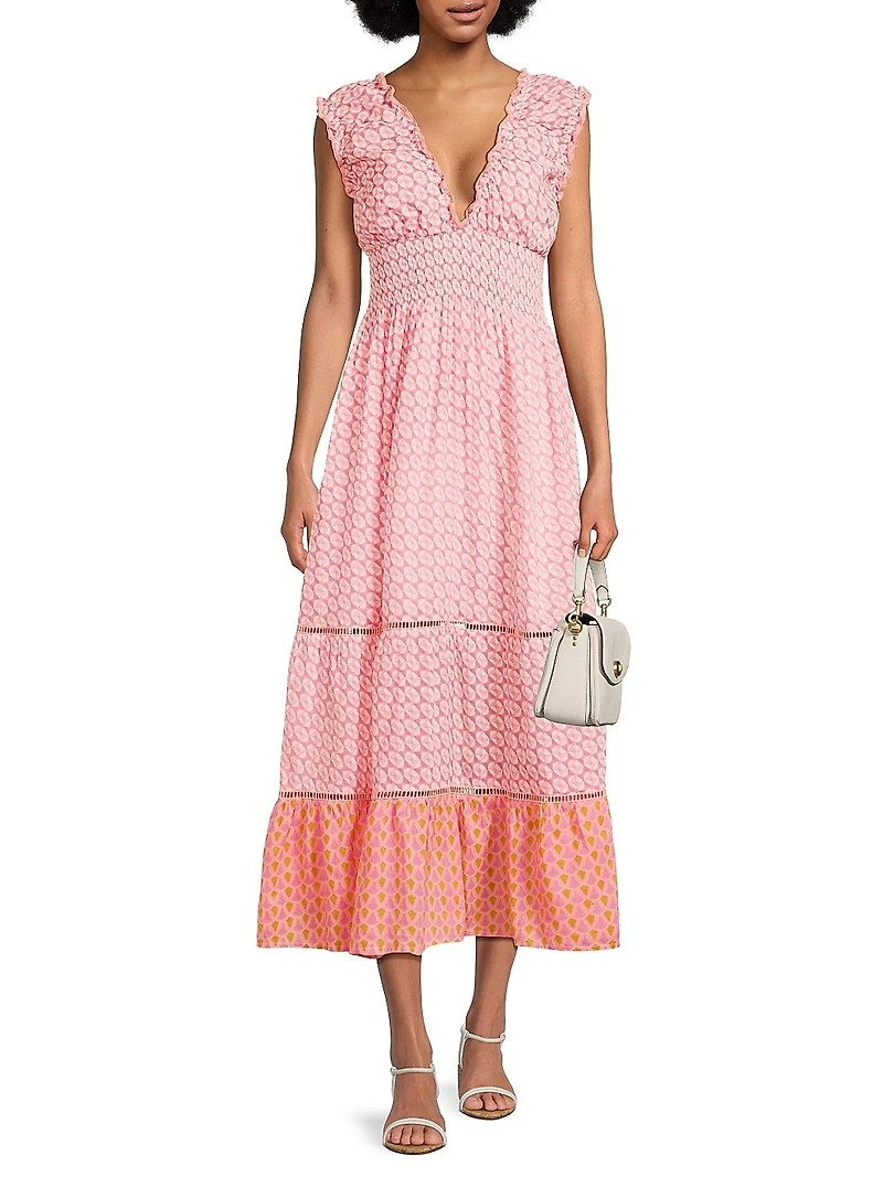 Hilda Floral Tiered Maxi Dress