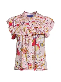 Denver Ruffled Cotton Shirt