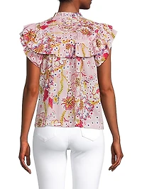 Denver Ruffled Cotton Shirt