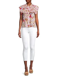 Denver Ruffled Cotton Shirt