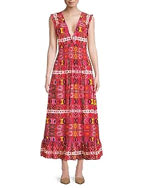 Hilda Cotton Midi-Dress