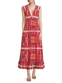 Hilda Cotton Midi-Dress