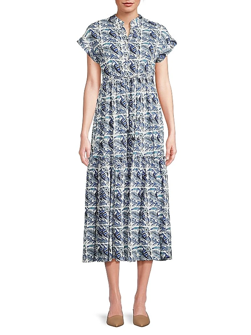 Mumi Broderie Maxi Dress