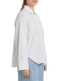 Wesley Pinstriped Button-Up Shirt