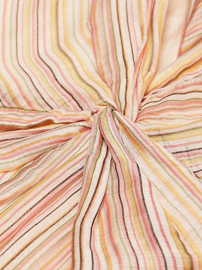 Anna V-Neck Sleeveless Midi-Dress