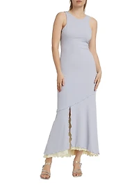 Stephanie Slit Hem Sleeveless Dress