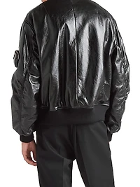 Nappa Leather Bomber Jacket