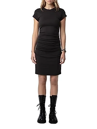 Aida Cut-Out Cotton Minidress