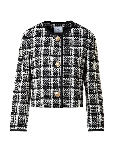 Plaid Tweed Jacket
