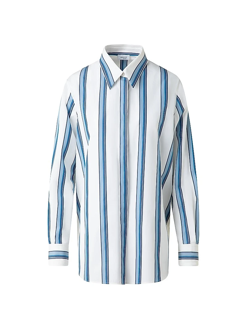 Stripe Longline Shirt