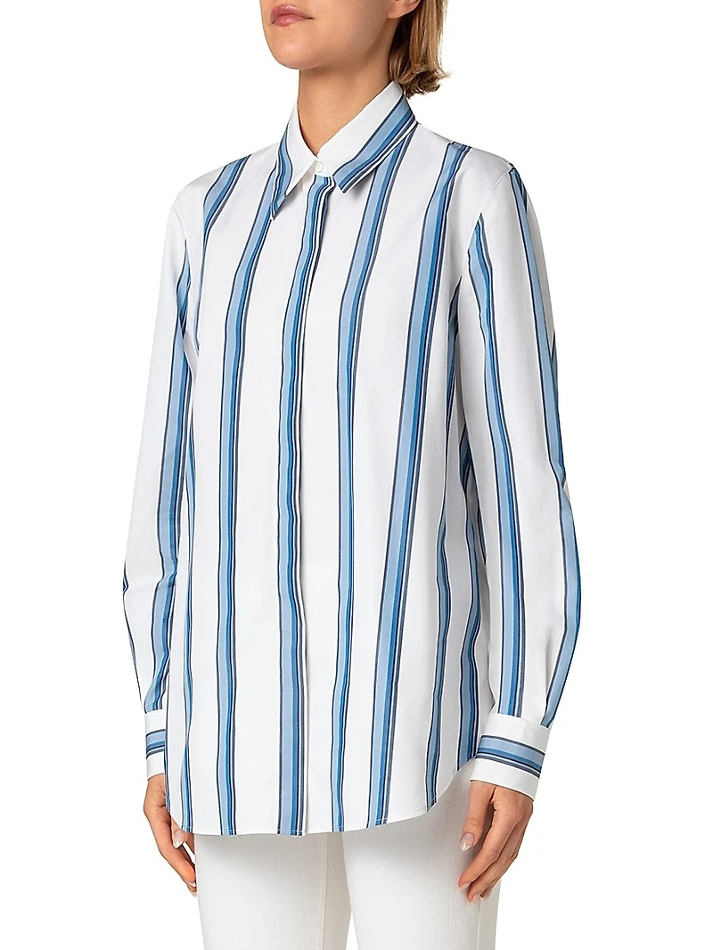 Stripe Longline Shirt