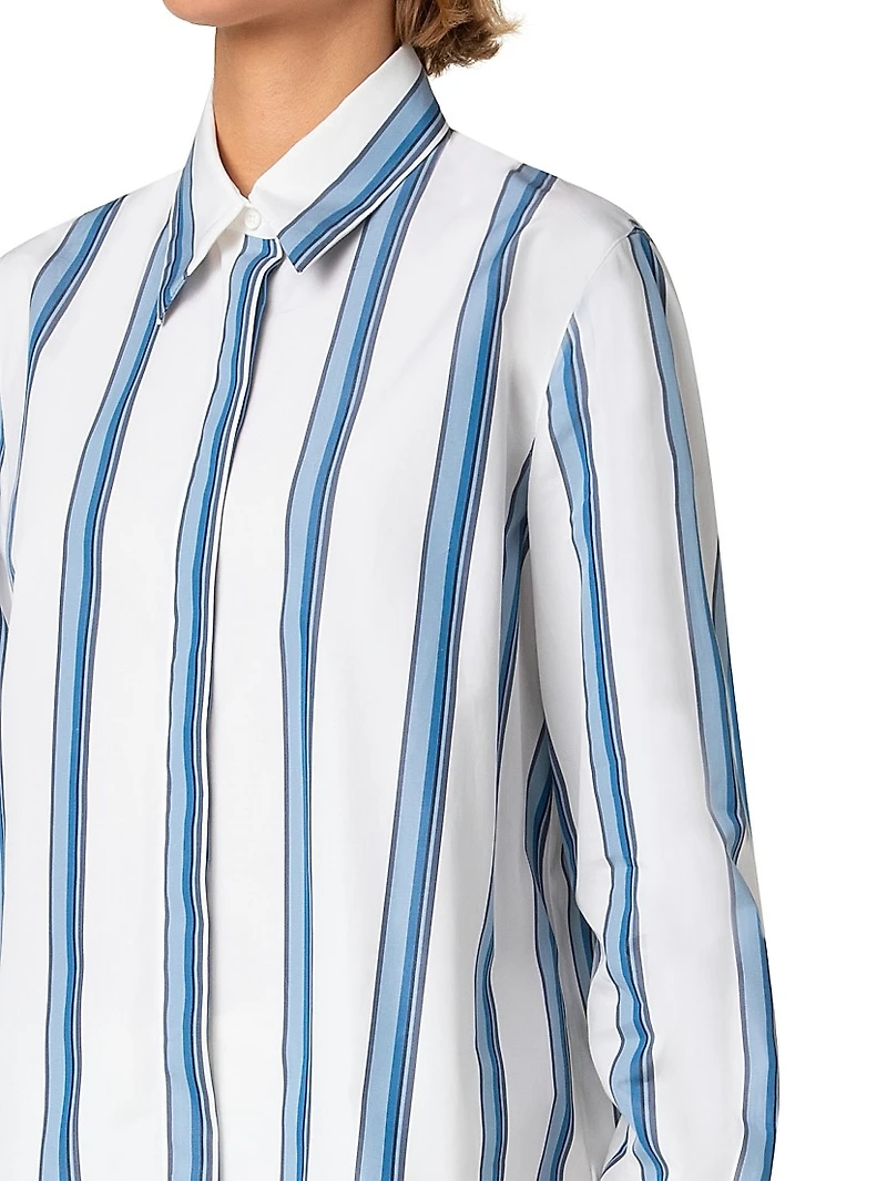 Stripe Longline Shirt