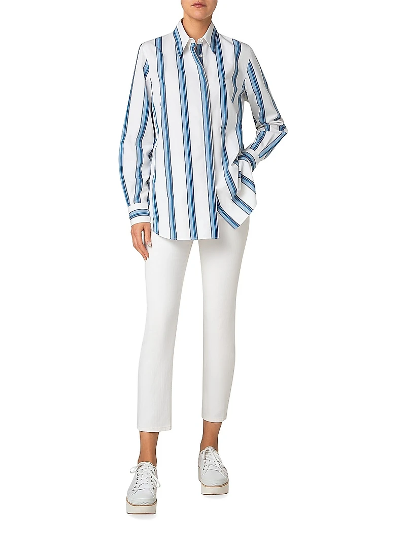 Stripe Longline Shirt