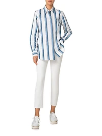 Stripe Longline Shirt
