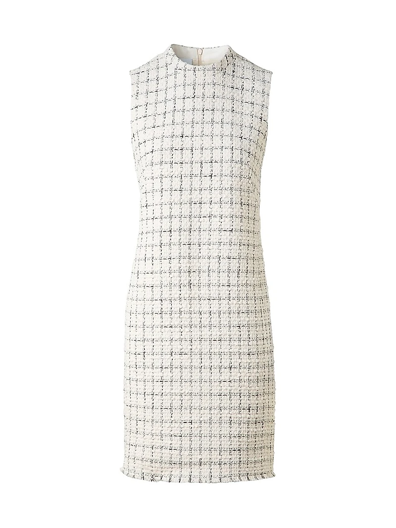 Grid Sheath Dress