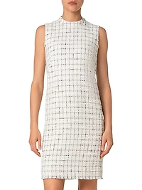 Grid Sheath Dress