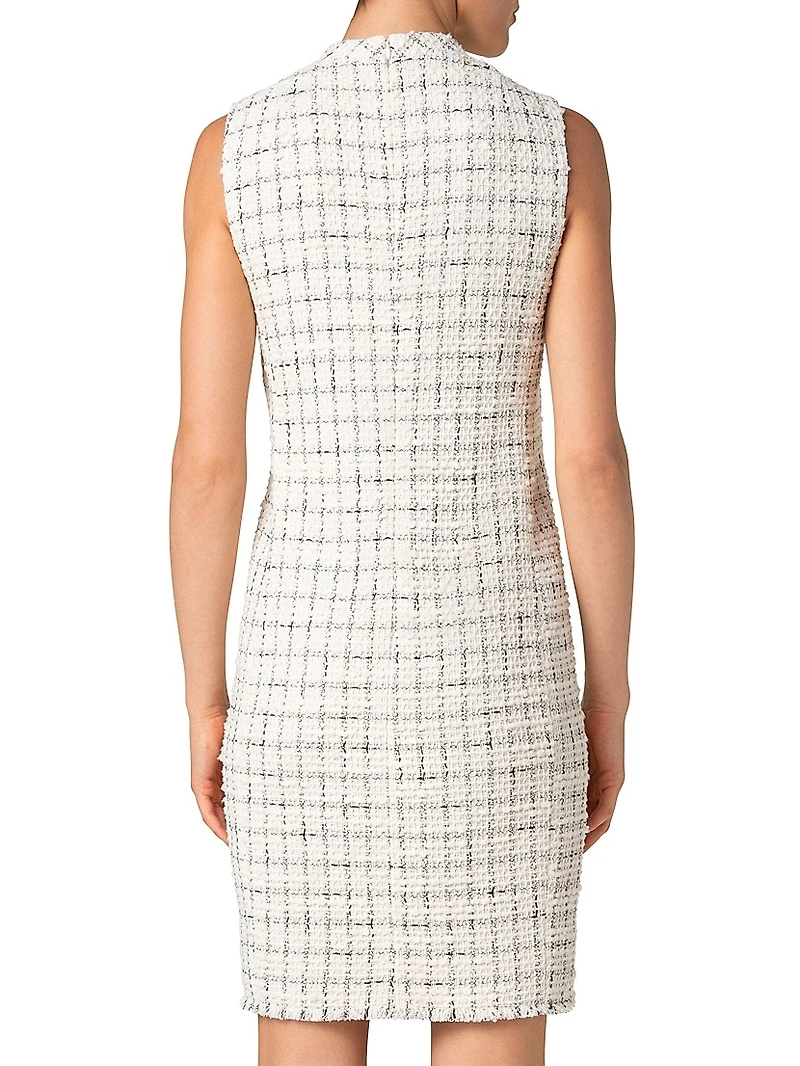 Grid Sheath Dress