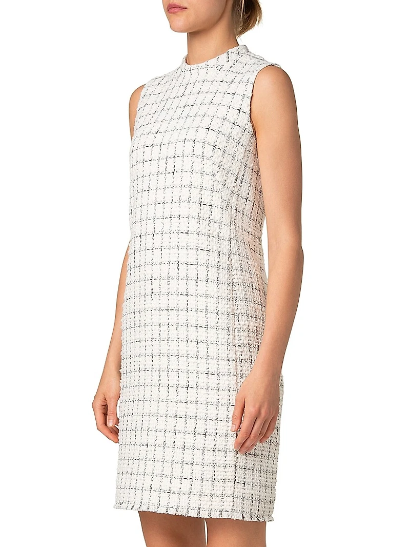 Grid Sheath Dress