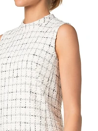 Grid Sheath Dress