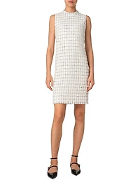 Grid Sheath Dress