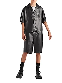 Nappa Leather Bermudas