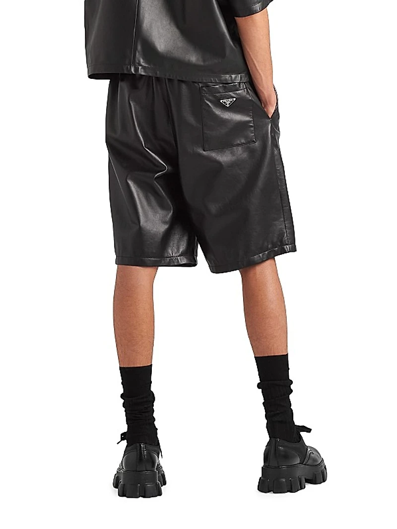 Nappa Leather Bermudas