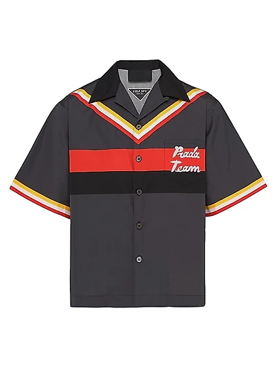 Short-Sleeved Cotton Shirt