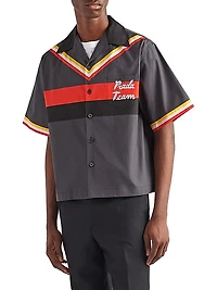 Short-Sleeved Cotton Shirt