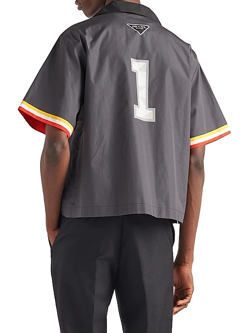Short-Sleeved Cotton Shirt
