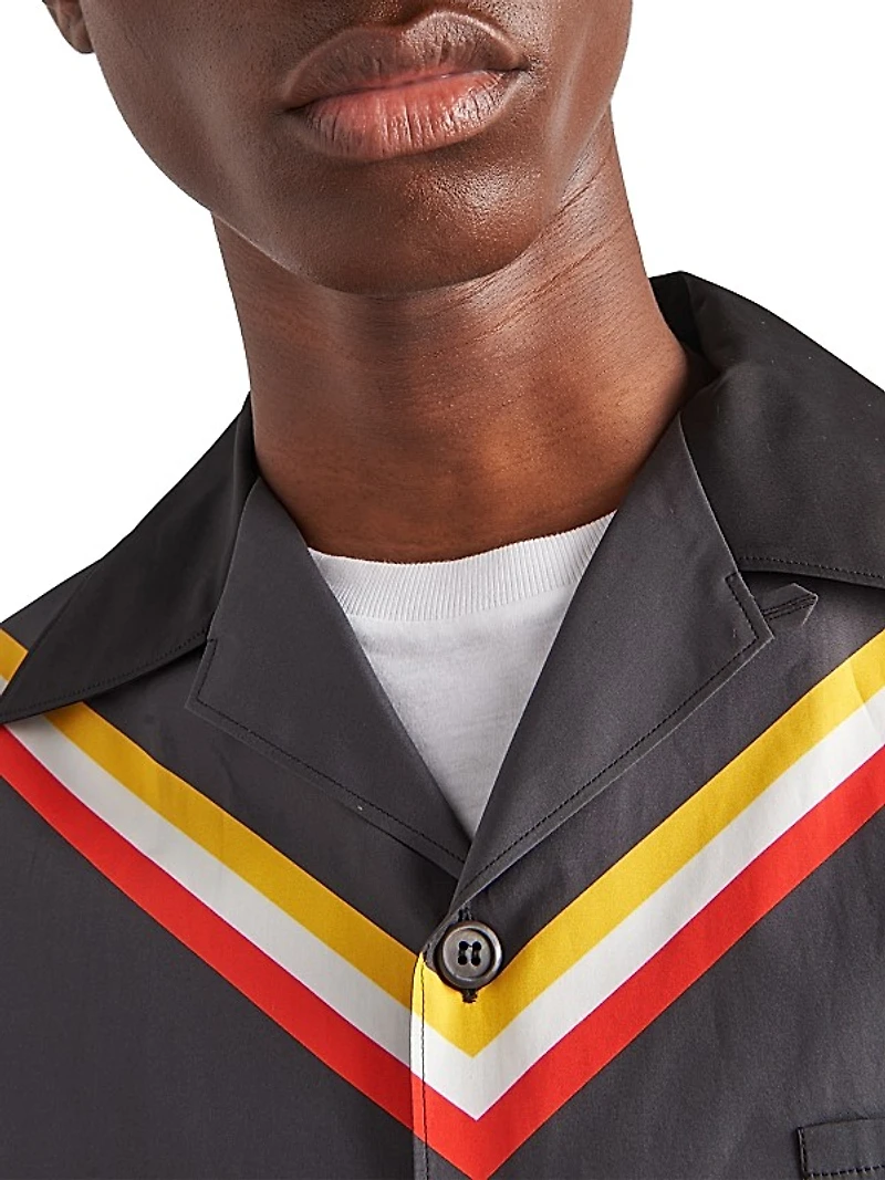Short-Sleeved Cotton Shirt