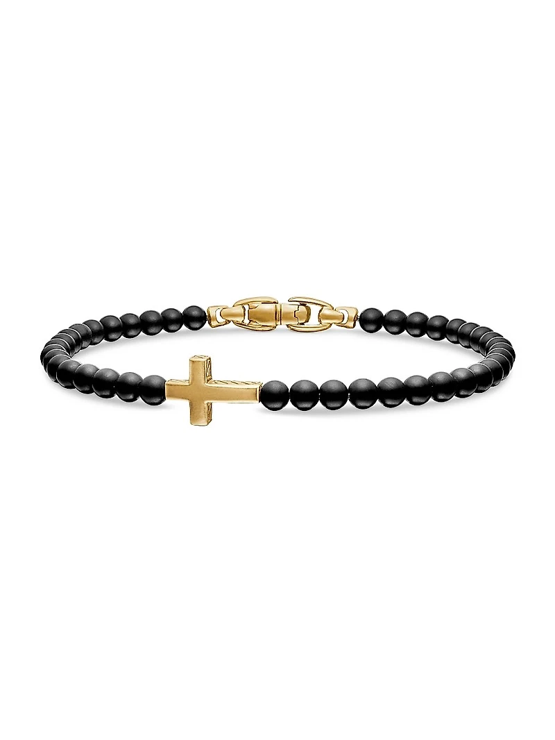 Spiritual Beads Cross Station Bracelet