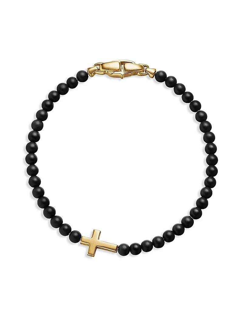 Spiritual Beads Cross Station Bracelet