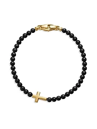 Spiritual Beads Cross Station Bracelet