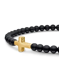 Spiritual Beads Cross Station Bracelet