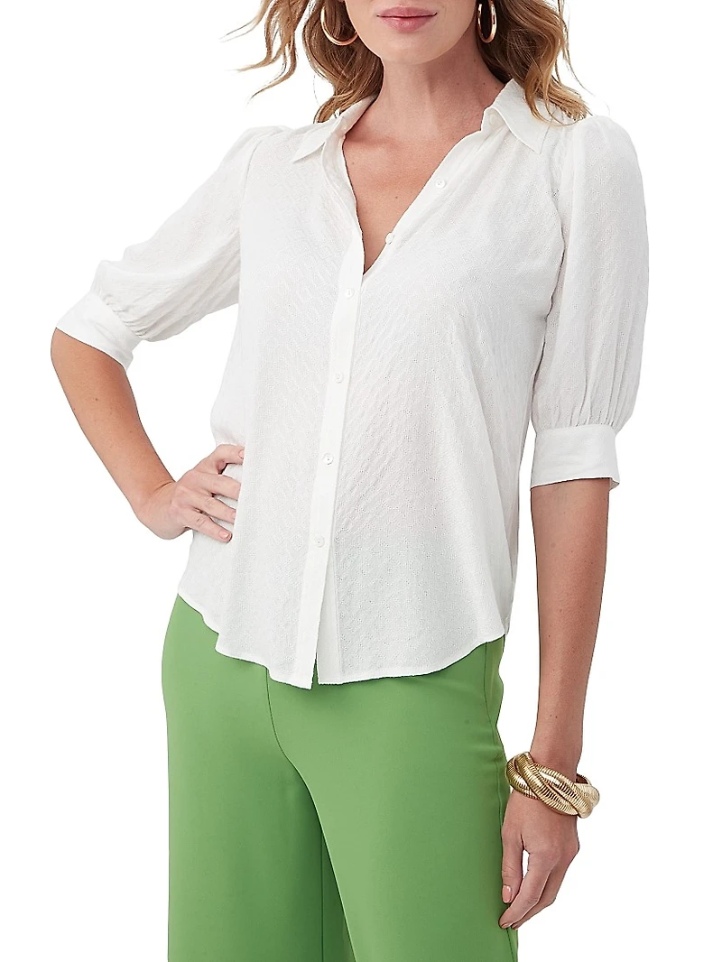 Pensacola Button-Front Top