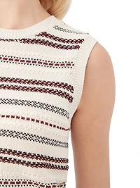 Samoa Striped Knit Tank Top