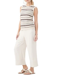 Samoa Striped Knit Tank Top