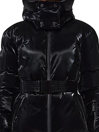 Candice Down Belted Ski Parka