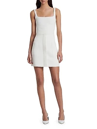 Crepe Knit High Waist Miniskirt