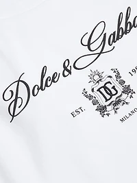 Logo Cotton Crewneck T-Shirt