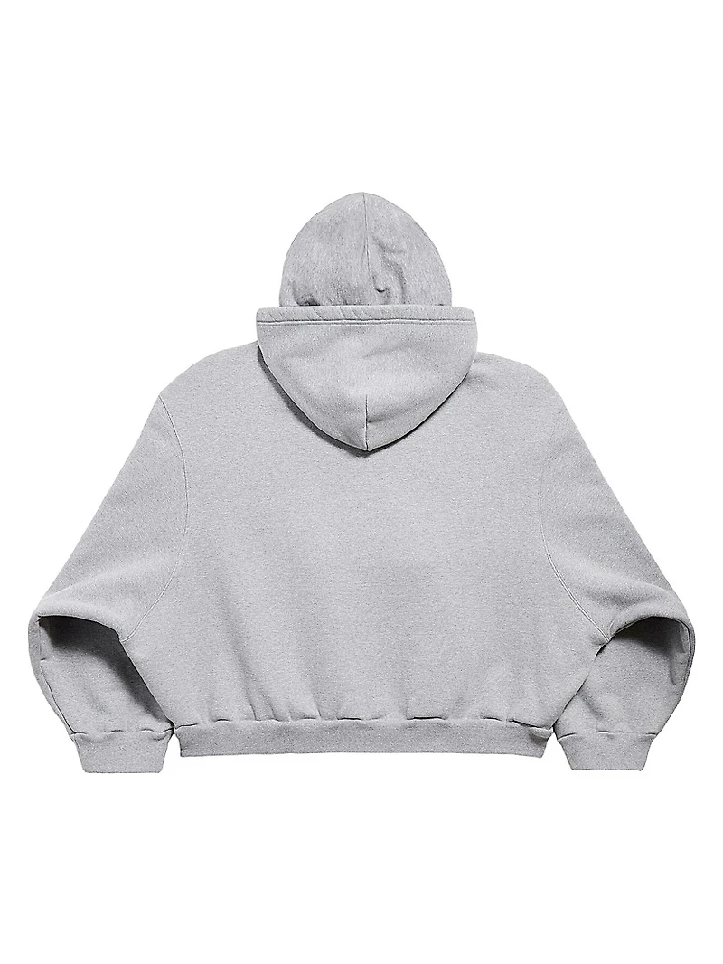 Incognito Boxy Zip-Up Large Fit Hoodie