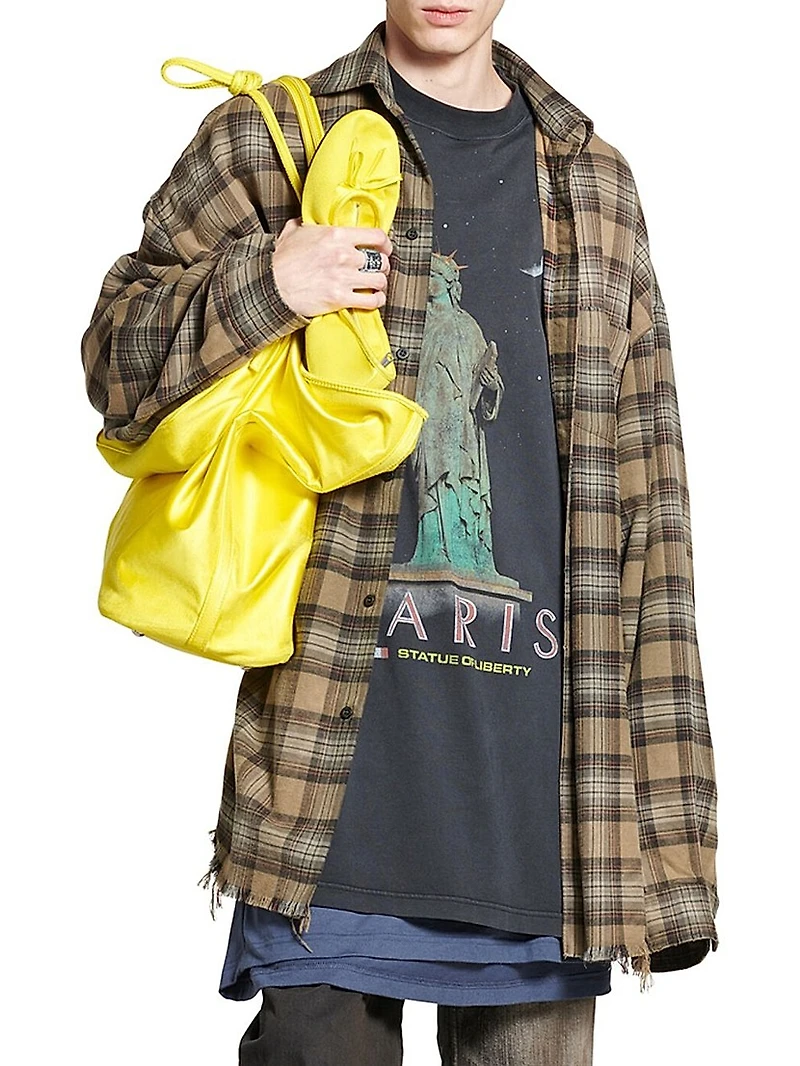 Paris Liberty Layered Oversized Shirt