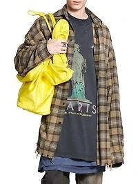 Paris Liberty Layered Oversized Shirt