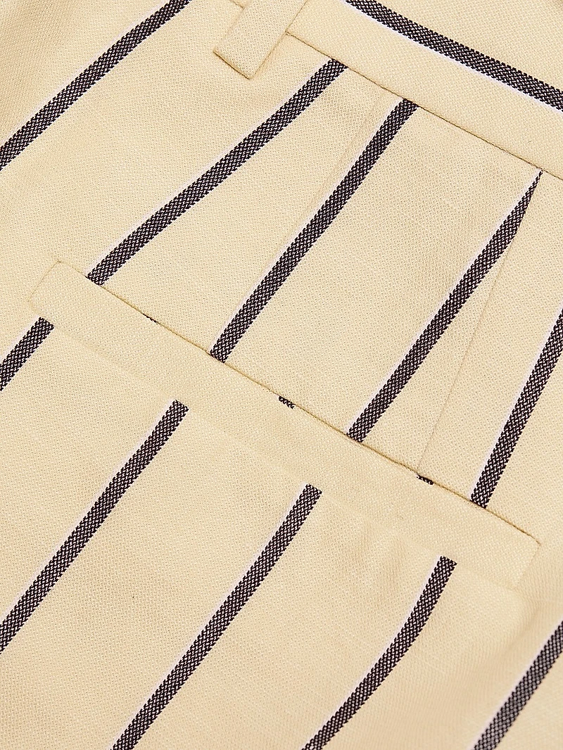 Jones Striped Straight-Leg Trousers