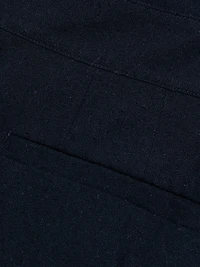 Silk Relaxed Cropped Trousers