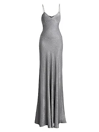 Natalie Silk-Blend Gown