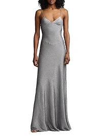 Natalie Silk-Blend Gown