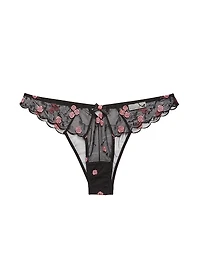 Rose Vine Embroidered Cheeky Panty