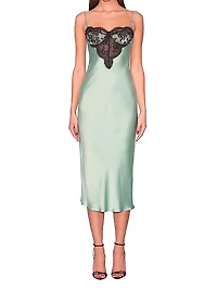 Frankie Silk Lace Underwire Slip Dress